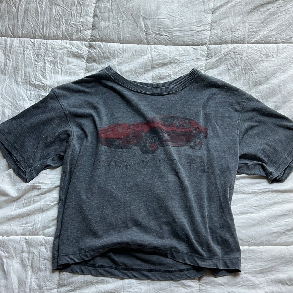 Vintage corvette crop top